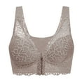thumbnail image 1 of TOWED22 Wireless Bras for Women,Women's Max Control Underwire Sports Bra High Impact Plus Size with Adjustable Straps,Grey, 1 of 5