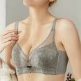 thumbnail image 1 of TOWED22 Wireless Bras for Women,Women's Non-Wired Soft Pads Lace Full Coverage Bra Tops Molded Cup,Green, 1 of 5
