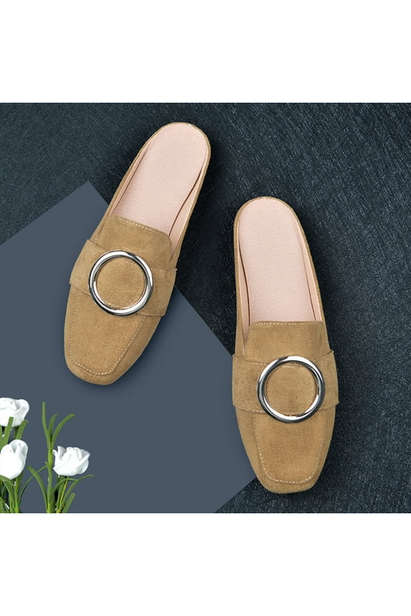 Women Flats,Women's Classic Leather Fashion Tassel Boat Shoes Comfort Driving Casual Slip On Walking Flats,Khaki