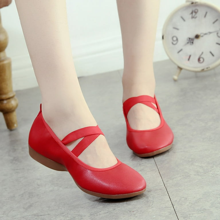 TOWED22 Womens Flats, Women's Flats Shoes Round Toe Flats Flats Shoes Women  Ballet Flats for Women Shoes Flats,White 