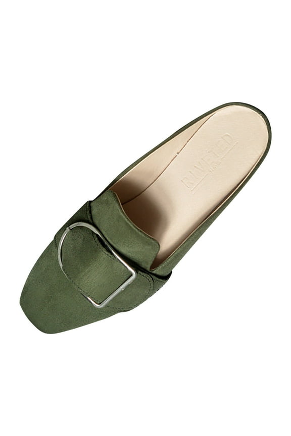 Women's Flats, Women's Flats Shoes Dress Shoes Round Toe Ballet Flats Comfortable Crochet Lace Flats Low Heel,Green