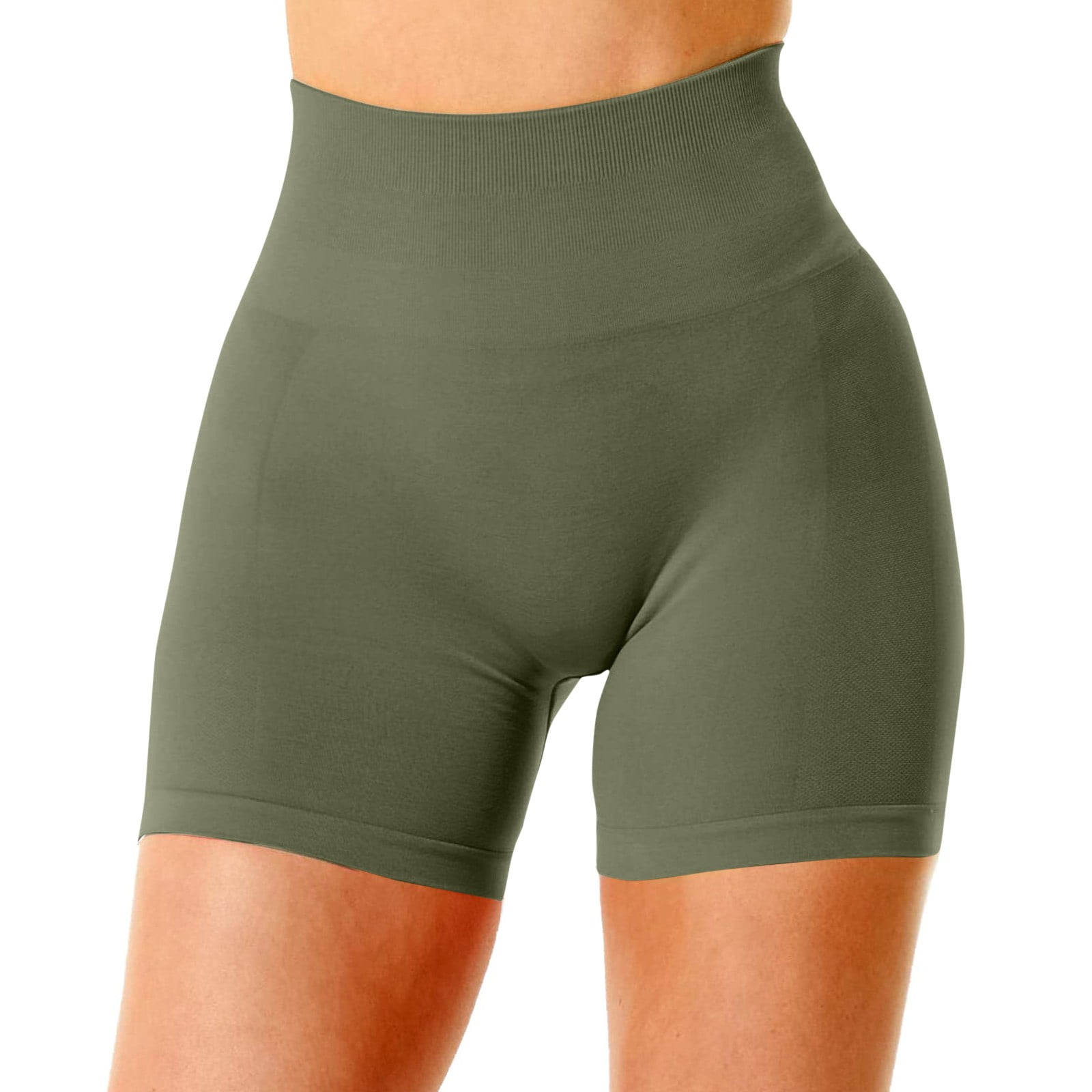 TOWED22 Women's High Waisted Swim Board Shorts Tummy Control Bathing Bottoms for Women with Panty Pockets(AG,XL)