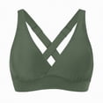 thumbnail image 1 of TOWED22 Women's Supportive Scoop Neck Sporty Swimsuit Top Bathing Suits Top Swimsuit Tops Only AG,M, 1 of 7