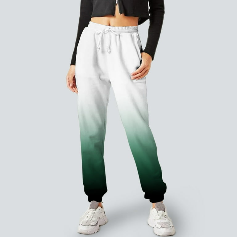 TOWED22 Womens Cargo Pants,Women's Jogger Pants Stretch Sweatpants Mountain  Bike Breathable Sweatpants Cinch Bottom Joggers with Pockets(Mint Green,M)  