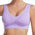 thumbnail image 1 of TOWED22 Womens Wireless Bras,Women's Full Coverage Lightly Lined Soft Underwire T-Shirt Bra B,6XL, 1 of 4