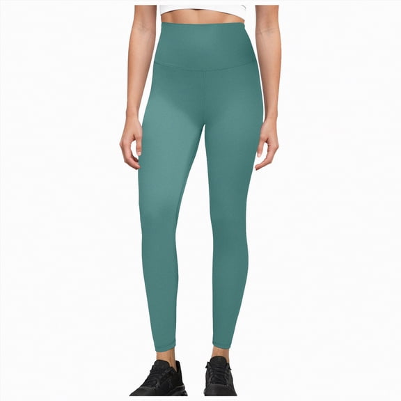 TOWED22 Yoga Leggings - High Waisted Workout Lounge Pants for Women(Dark Green,XS)