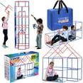 thumbnail image 1 of TOWER TUBES Building Toys 510 Piece, Stem Fort Building Kit for Kids 7+ Sturdy Construction Fort Builder, Indoor and Outdoor Building Toy, 1 of 7