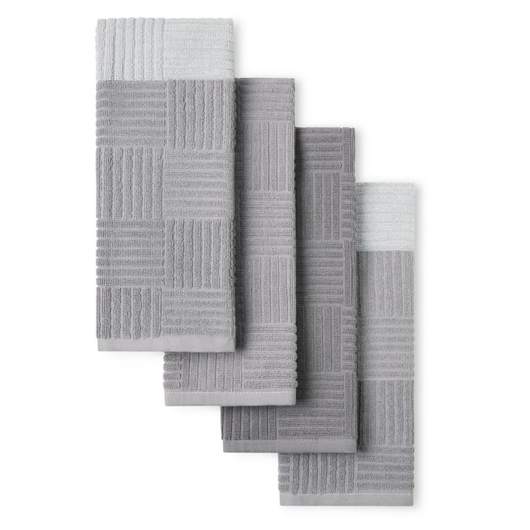 100% Cotton Woven Checked Pattern 16 Piece Set of Kitchen Dish Towels 100% Cotton Woven Checked Pattern 16 Piece Set of Kitchen Dish Towels