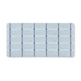 thumbnail image 1 of TOWN & COUNTRY BASICS Comfort Plus Windowpane Plaid Anti Fatigue Comfort Mat, Kitchen Mat, Standing Desk Mat, Dorm Room Rug, Non-Slip Backing, Blue, 18"x39", 1 of 12