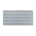 thumbnail image 1 of TOWN & COUNTRY BASICS Comfort Plus Windowpane Plaid Anti Fatigue Comfort Mat, Kitchen Mat, Standing Desk Mat, Dorm Room Rug, Non-Slip Backing, Dark Grey, 18"x39", 1 of 12