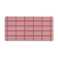 thumbnail image 1 of TOWN & COUNTRY BASICS Comfort Plus Windowpane Plaid Anti Fatigue Comfort Mat, Kitchen Mat, Standing Desk Mat, Dorm Room Rug, Non-Slip Backing, Red, 18"x39", 1 of 12