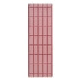 thumbnail image 1 of TOWN & COUNTRY BASICS Comfort Plus Windowpane Plaid Anti Fatigue Comfort Mat, Kitchen Runner Mat, Standing Desk Mat, Dorm Room Rug, Non-Slip Backing, Red, 18"x55", 1 of 12
