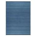 thumbnail image 1 of TOWN & COUNTRY BASICS Layne Modern Stripe Everwash® Washable Area Rug with Non-Slip Backing, Pet Friendly Rug, Navy Blue/Blue, 5'2"x7'2", 1 of 11