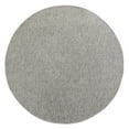 thumbnail image 1 of TOWN & COUNTRY BASICS Pax Herringbone Textured Solid Everwash® Washable Area Rug, Low Pile, Non-Slip Backing, Easy Clean Pet & Family Friendly Rug, Grey, 5' Round, 1 of 15