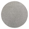thumbnail image 1 of TOWN & COUNTRY BASICS Pax Herringbone Textured Solid Everwash® Washable Area Rug, Low Pile, Non-Slip Backing, Easy Clean Pet & Family Friendly Rug, Grey, 8' Round, 1 of 15