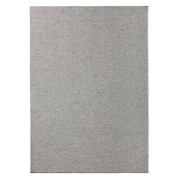 TOWN & COUNTRY BASICS Pax Herringbone Textured Solid Everwash® Washable Area Rug, Low Pile, Non-Slip Backing, Easy Clean Pet & Family Friendly Rug, Grey, 9'10"x14'
