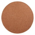 thumbnail image 1 of TOWN & COUNTRY BASICS Pax Herringbone Textured Solid Everwash® Washable Area Rug, Low Pile, Non-Slip Backing, Easy Clean Pet & Family Friendly Rug, Rust, 8' Round, 1 of 15