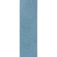 thumbnail image 1 of TOWN & COUNTRY BASICS Pax Herringbone Textured Solid Everwash® Washable Runner Area Rug, Low Pile, Non-Slip Backing, Easy Clean Pet & Family Friendly Rug, Blue, 2'5"x10'2", 1 of 15