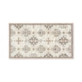 thumbnail image 1 of TOWN & COUNTRY EVERYDAY Avani Cottagecore Medallion Everwash® Washable Area Rug with Non-Slip Backing, Pet Friendly Rug, Beige, 20"x35", 1 of 13
