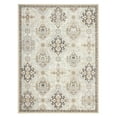 thumbnail image 1 of TOWN & COUNTRY EVERYDAY Avani Cottagecore Medallion Everwash® Washable Area Rug with Non-Slip Backing, Pet Friendly Rug, Beige, 6'6"x 9'6", 1 of 13