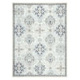 thumbnail image 1 of TOWN & COUNTRY EVERYDAY Avani Cottagecore Medallion Everwash® Washable Area Rug with Non-Slip Backing, Pet Friendly Rug, Grey, 5'2"x7'2", 1 of 13