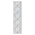 thumbnail image 1 of TOWN & COUNTRY EVERYDAY Avani Cottagecore Medallion Everwash® Washable Runner Area Rug with Non-Slip Backing, Pet Friendly Rug, Grey, 1'7"x6'6", 1 of 13