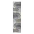 thumbnail image 1 of TOWN & COUNTRY EVERYDAY Avani Retro Arch Everwash® Washable Runner Area Rug with Non-Slip Backing, Pet Friendly Rug, Grey/Blue, 1'7"x6'6", 1 of 13