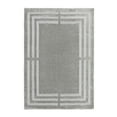 thumbnail image 1 of TOWN & COUNTRY EVERYDAY Cloud Shag Plush Border Area Rug with High-Low Pile, Grey, 5'2"x7'2", 1 of 9