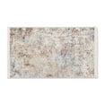 thumbnail image 1 of TOWN & COUNTRY EVERYDAY Rein Abstract Cloud Everwash® Washable Area Rug with Non-Slip Backing, Pet Friendly Rug, Brown/Beige, 21"x35", 1 of 11