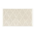 thumbnail image 1 of TOWN & COUNTRY EVERYDAY Rein Solid Diamond Everwash® Washable Area Rug with Non-Slip Backing, Pet Friendly Rug, Beige, 21"x35", 1 of 11
