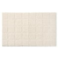 thumbnail image 1 of TOWN & COUNTRY EVERYDAY Ultra Plush Solid Tufted Windowpane Bath Mat, Soft and Absorbent Tufted Floor Mat, Non-Slip Backing, Machine Washable, Beige, 20"x32", 1 of 13