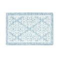 thumbnail image 1 of TOWN & COUNTRY EVERYDAY Walker Damask Medallion Everwash® Washable Multi-Use Decorative Rug with Non-Slip Backing, Light Blue, 24"x40", 1 of 11