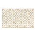 thumbnail image 1 of TOWN & COUNTRY EVERYDAY Walker Modern Diamond Everwash® Washable Multi-Use Decorative Rug, Tufted Kitchen Rug, Low-Profile Door Mat, Bedroom Rug and Bath Rug with Non-Slip Backing, Beige, 24"x40", 1 of 9