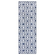 TOWN & COUNTRY EVERYDAY Walker Modern Diamond Everwash® Washable Multi-Use Decorative Rug, Tufted Kitchen Rug, Low-Profile Door Mat, Bedroom Rug and Bath Rug wi