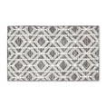 thumbnail image 1 of TOWN & COUNTRY EVERYDAY Walker Modern Diamond Everwash® Washable Multi-Use Decorative Rug, Tufted Kitchen Rug, Low-Profile Door Mat, Bedroom Rug and Bath Rug with Non-Slip Backing, Dark Grey, 24"x40", 1 of 11