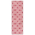 thumbnail image 1 of TOWN & COUNTRY EVERYDAY Walker Modern Diamond Everwash® Washable Multi-Use Decorative Rug with Non-Slip Backing, Red, 24"x72", 1 of 11