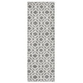 thumbnail image 1 of TOWN & COUNTRY EVERYDAY Walker Modern Diamond Everwash® Washable Multi-Use Decorative Rug with Non-Slip Backing, Dark Grey, 24"x72", 1 of 11