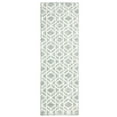 thumbnail image 1 of TOWN & COUNTRY EVERYDAY Walker Modern Diamond Everwash® Washable Multi-Use Decorative Rug with Non-Slip Backing, Sage Green, 24"x72", 1 of 11
