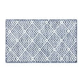 thumbnail image 1 of TOWN & COUNTRY EVERYDAY Walker Modern Stripe Everwash® Washable Multi-Use Decorative Rug, Tufted Kitchen Rug, Low-Profile Door Mat, Bedroom Rug and Bath Rug with Non-Slip Backing, Navy Blue, 24"x40", 1 of 11