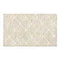thumbnail image 1 of TOWN & COUNTRY EVERYDAY Walker Modern Stripe Everwash® Washable Multi-Use Decorative Rug, Tufted Kitchen Rug, Low-Profile Door Mat, Bedroom Rug and Bath Rug with Non-Slip Backing, Beige, 24"x40", 1 of 11