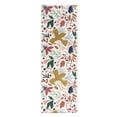 thumbnail image 1 of TOWN & COUNTRY LUXE Livie Floral Drip Everwash® Washable Multi-Use Decorative Rug, Kitchen Runner Rug, Low-Profile Door Mat, Bedroom Rug and Dorm Room Rug with Non-Slip Backing, Cream, 24"x72", 1 of 10