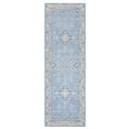 thumbnail image 1 of TOWN & COUNTRY LUXE Livie Forever Vintage Everwash® Washable Multi-Use Decorative Rug with Non-Slip Backing, Blue/Ivory, 24"x72", 1 of 10