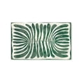 thumbnail image 1 of TOWN & COUNTRY LUXE Livie Matisse Cutout Everwash® Washable Multi-Use Decorative Rug, Kitchen Rug, Low-Profile Door Mat, Bedroom Rug and Dorm Room Rug with Non-Slip Backing, Green, 24"x40", 1 of 7