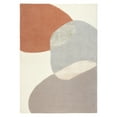 thumbnail image 1 of TOWN & COUNTRY LUXE Olso Abstract Colorblock Handcrafted Wool Area Rug, Beige/Rust/Cool Grey/Warm Grey, 5'x7', 1 of 10