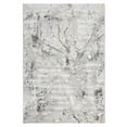 thumbnail image 1 of TOWN & COUNTRY LUXE Opaline Bold Marble Area Rug with Glam Metallic Ribbed Texture Pile, Charcoal Grey, 7'10"x10'2", 1 of 10