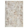 thumbnail image 1 of TOWN & COUNTRY LUXE Opaline Bold Marble Area Rug with Glam Metallic Ribbed Texture Pile, Taupe, 5'2"x7'2", 1 of 4