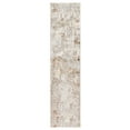 thumbnail image 1 of TOWN & COUNTRY LUXE Opaline Bold Marble Runner Area Rug with Glam Metallic Ribbed Texture Pile, Taupe, 1'9"x7'2", 1 of 8