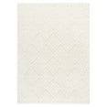 thumbnail image 1 of TOWN & COUNTRY LUXE Tretta Modern Geo Area Rug with Plush High-Low Texture, Ivory, 5'2"x7'2", 1 of 9