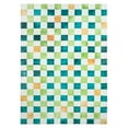 thumbnail image 1 of TOWN & COUNTRY PLAY Niko Checkmate Kid's Washable Area Rug, Soft & Plush, Safe Non-Slip Backing, Bedroom Rug, Dorm Decor, Playroom & Classroom Rugs, Green/Multi, 3'3"x5'2", 1 of 13