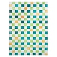 thumbnail image 1 of TOWN & COUNTRY PLAY Niko Checkmate Kid's Washable Area Rug, Soft & Plush, Safe Non-Slip Backing, Bedroom Rug, Dorm Decor, Playroom & Classroom Rugs, Green/Multi, 5'2"x7’2”, 1 of 12